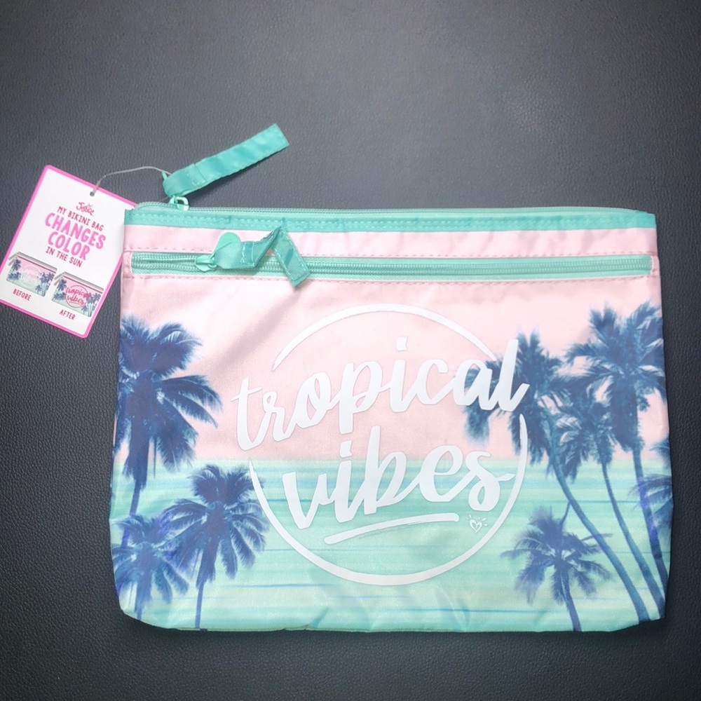 Justice tropical vibes bikini bag